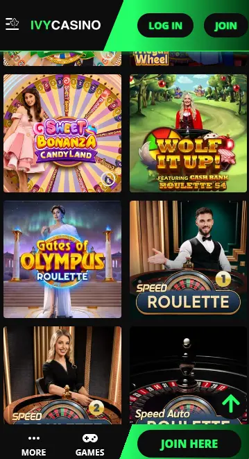 Ivy Casino app preview